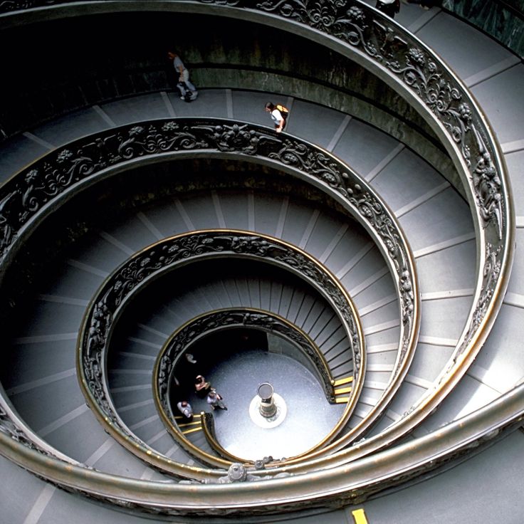 Escalier en spirale du musée du Vatican