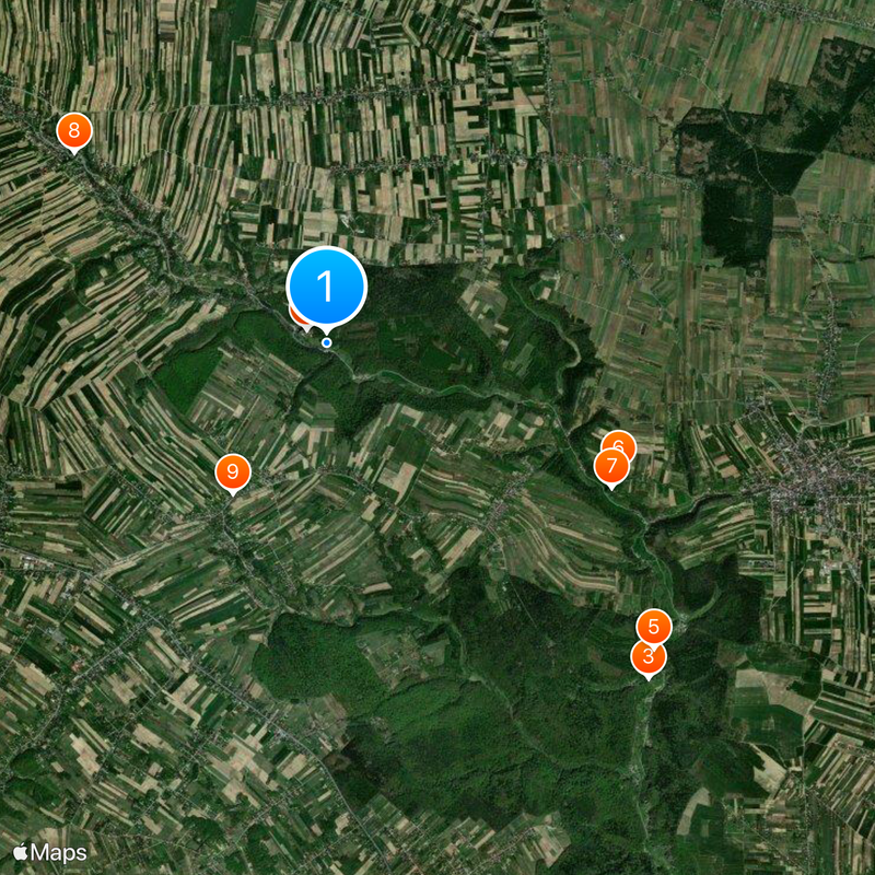 Maczuga Herkulesa Mapa