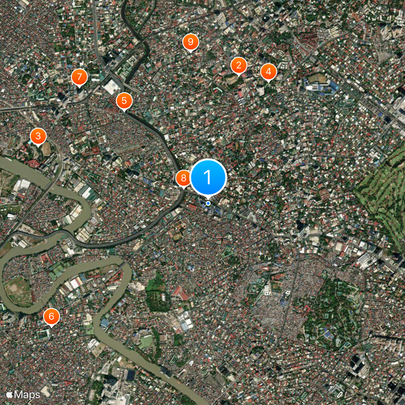 José Rizal University Map
