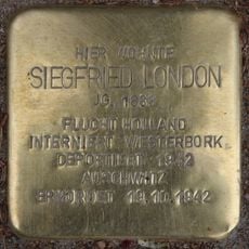 Stolperstein dedicated to Siegfried London