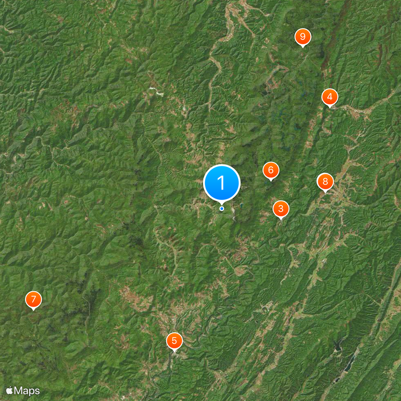 Snowshoe Map