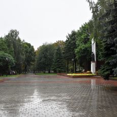 Dziaržynski garden square, Homieĺ
