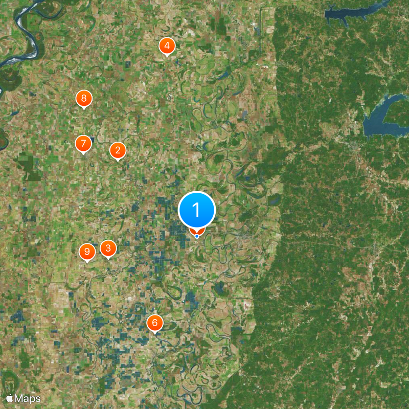 Mississippi Valley State University Map
