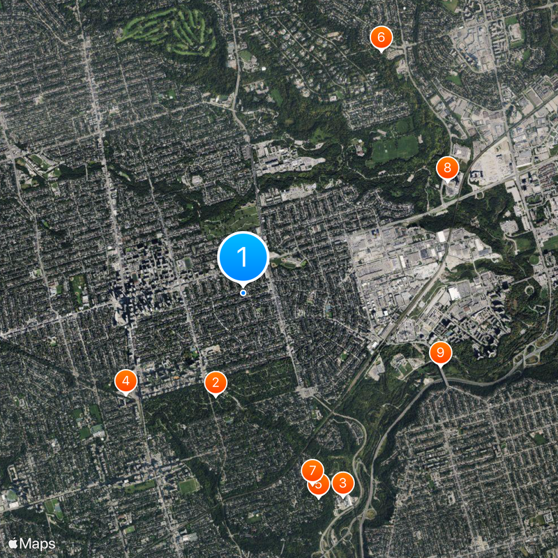 Metropolitan Toronto Map