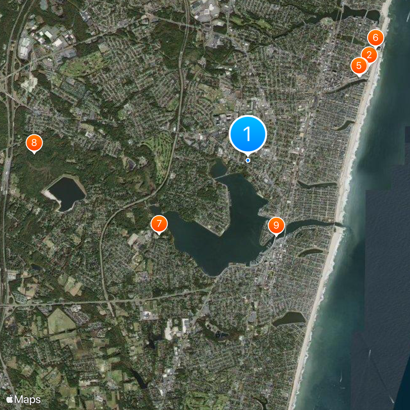 Neptune City Mapa