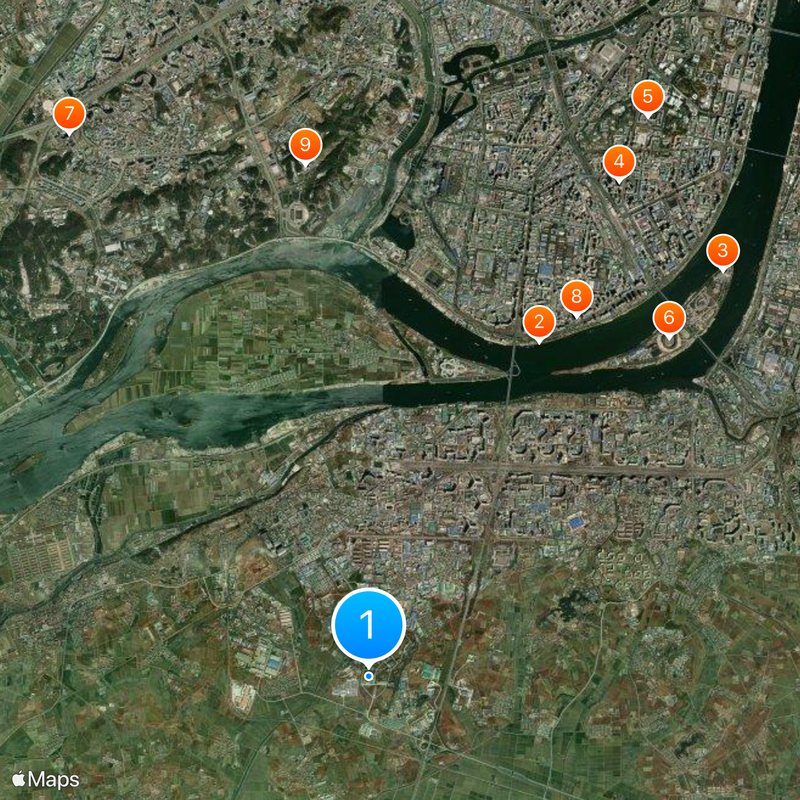 Pyongyang University of Science and Technology Map