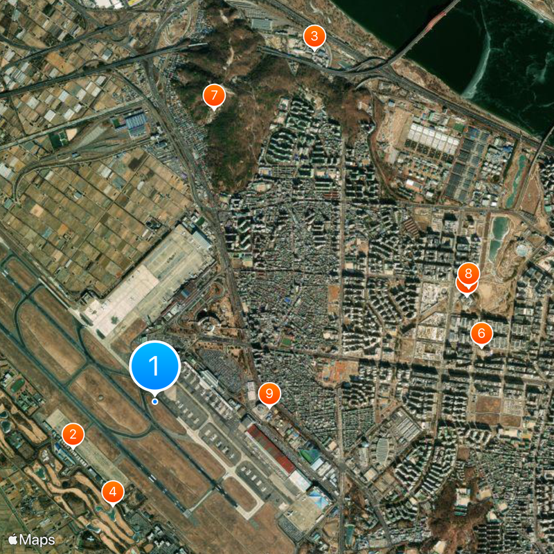 Gimpo International Airport Map