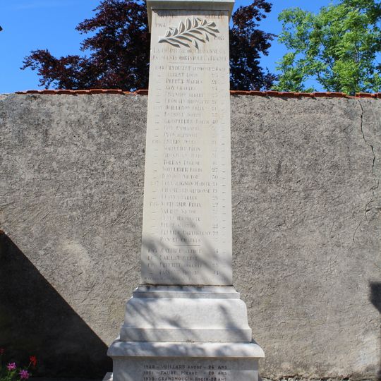 War memorial of Chavannes-sur-Suran