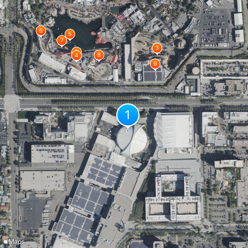 Anaheim Convention Center Mapa