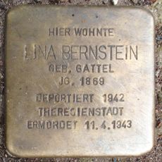 Stolperstein dedicated to Lina Bernstein