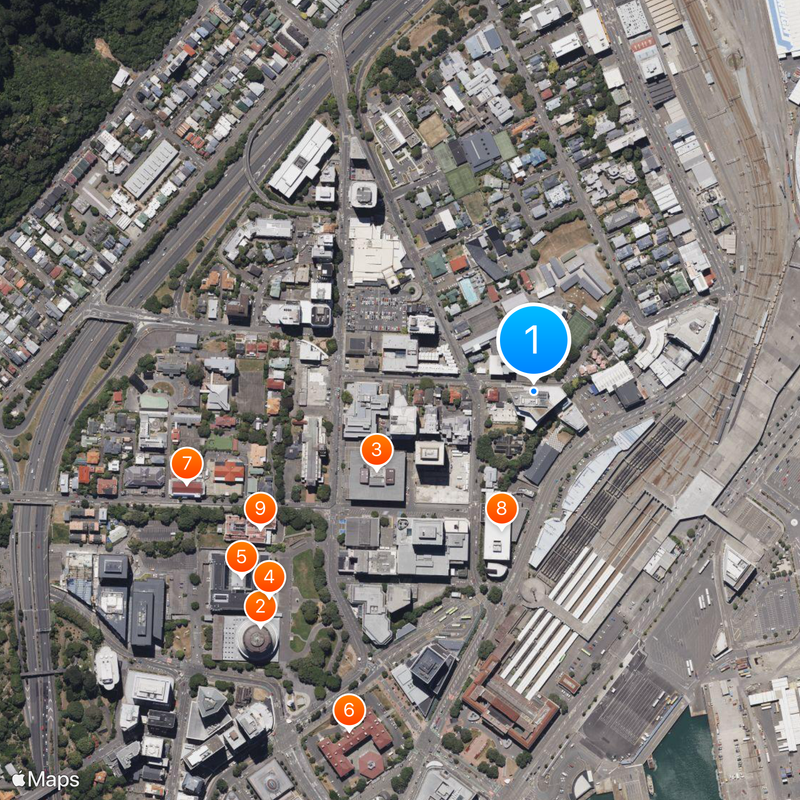 Government Communications Security Bureau Map