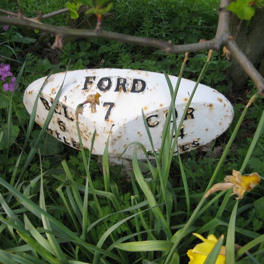 Milepost At Kyloe Vicarage