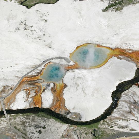 Black Sand Basin Hot Springs