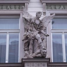 Statue of Archangel Michael at Kotevní 2