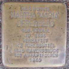 Stolperstein en memoria de Martha ‚Maria‘ Derenberg
