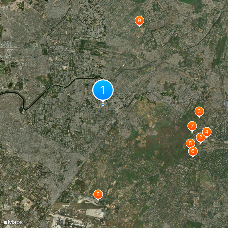 Rajouri Garden Map