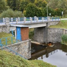 Most přes Bystřičku v Malé Bystřici u Bušů