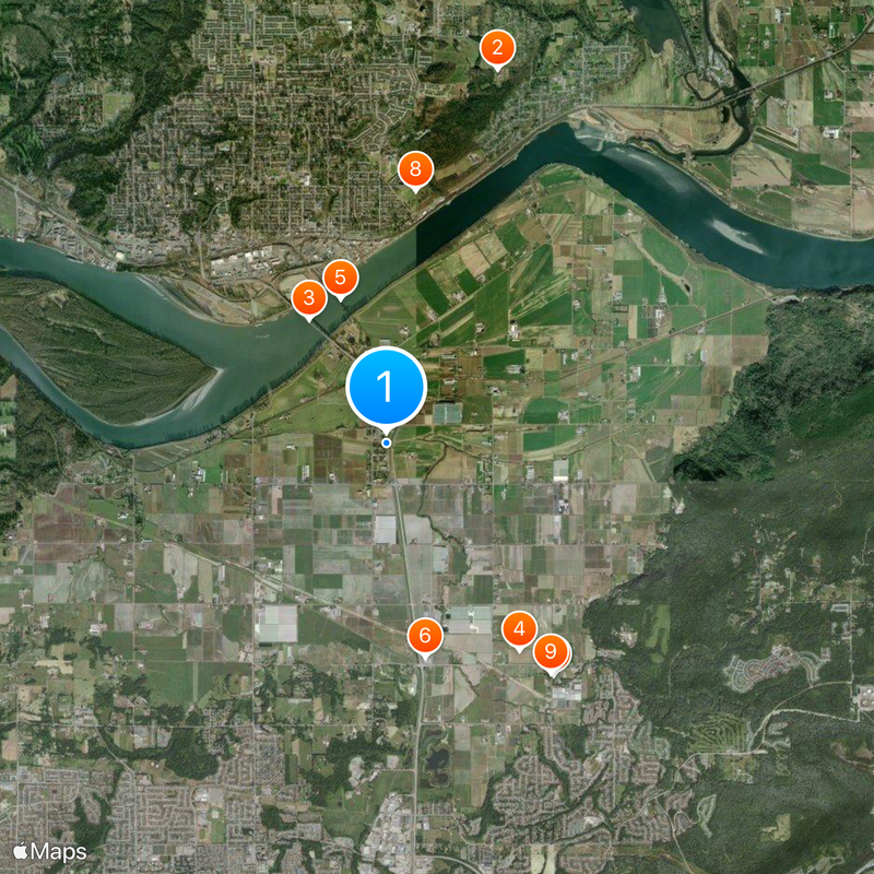 Fraser Valley Map