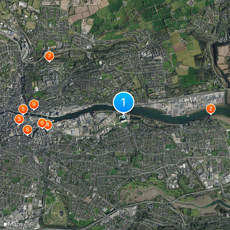 Páirc Uí Chaoimh Map
