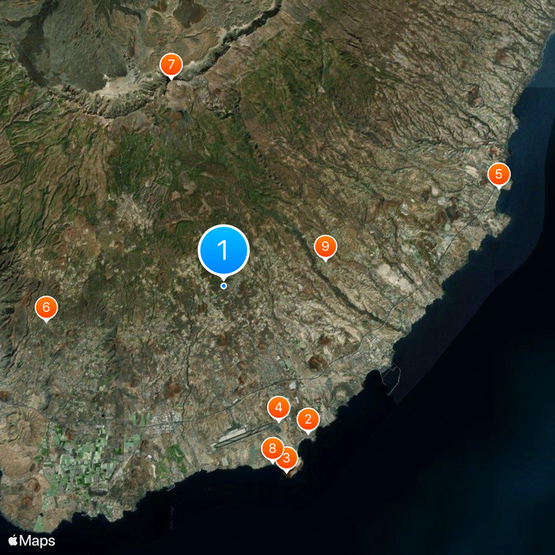 Granadilla de Abona Mappa
