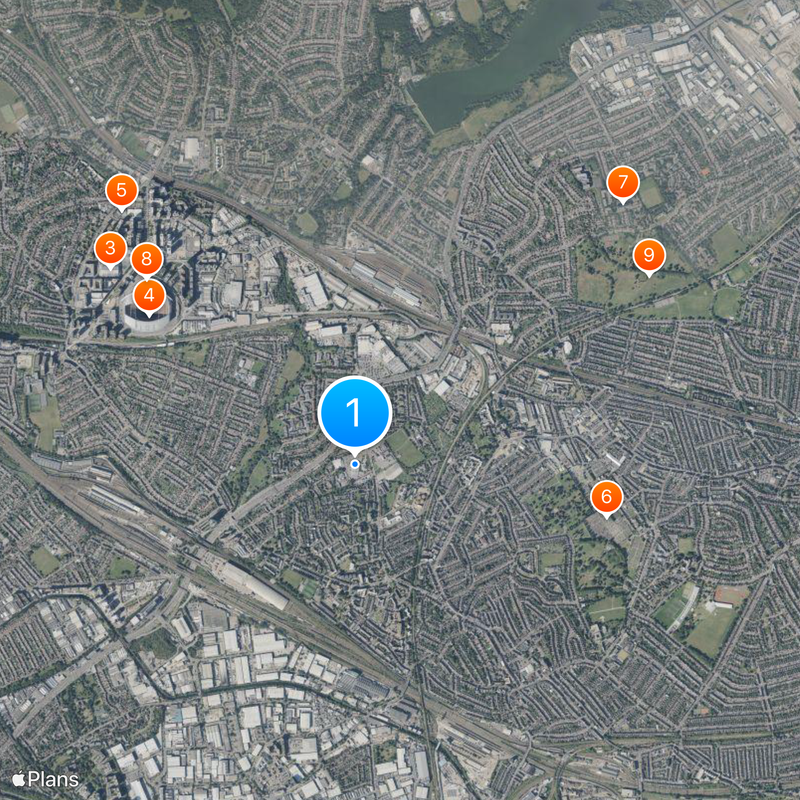 Neasden Temple Carte