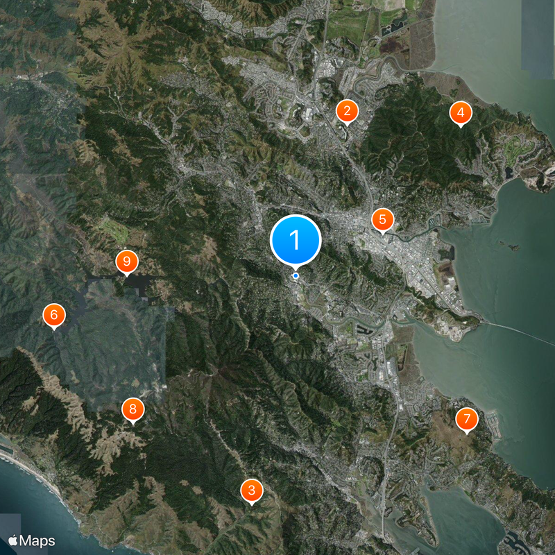 College of Marin Map
