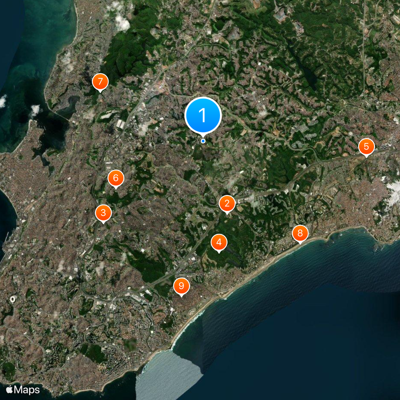 Barradão Map