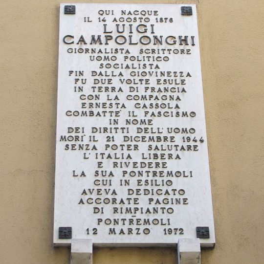 Lapide a Campolonghi