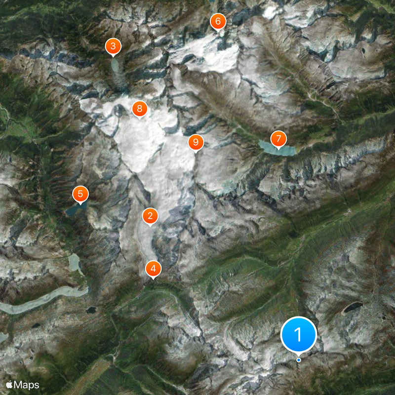 Saint-Gotthard Massif Map