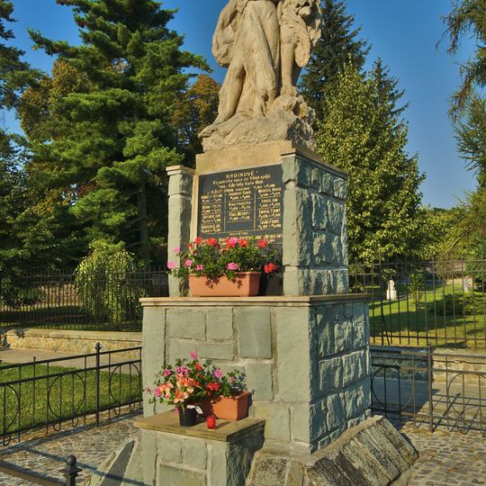 World Wars memorial in Slatinice