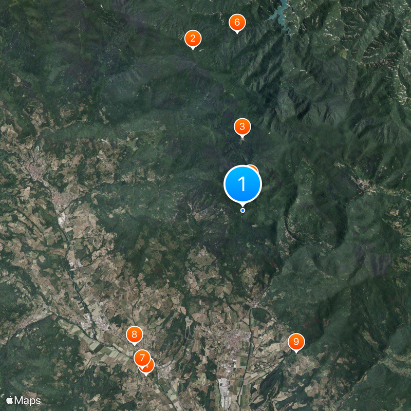 Camaldoli Map