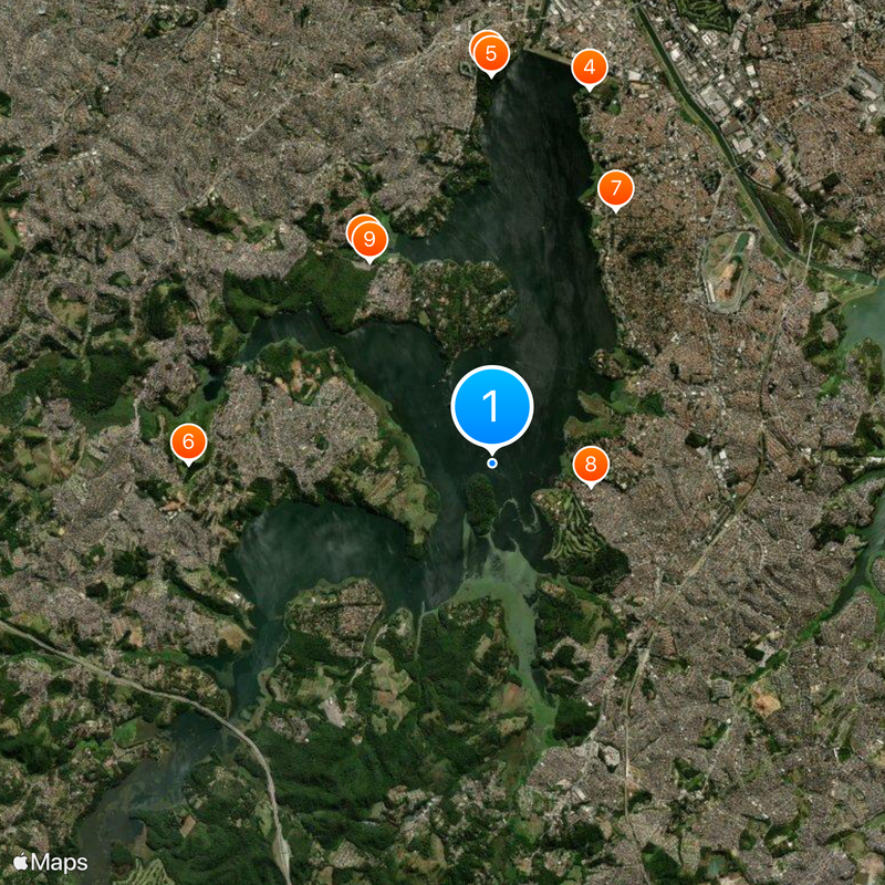 Guarapiranga Reservoir Map