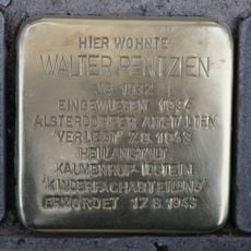 Stolperstein en memoria de Walter Pentzien