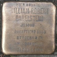 Stolperstein à la mémoire de William Robert Dabelstein