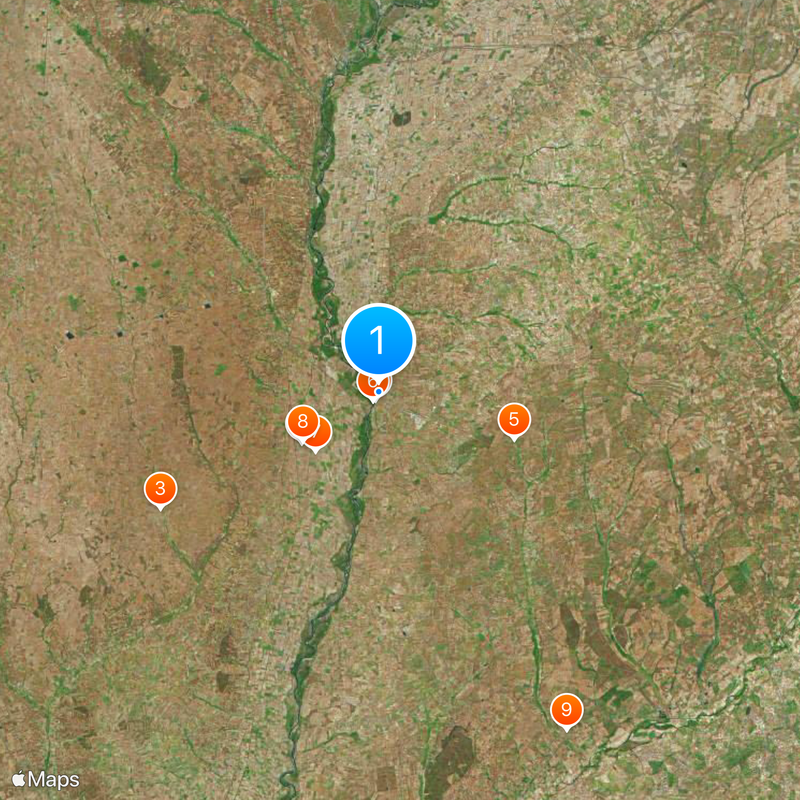 Valencia de Don Juan Map