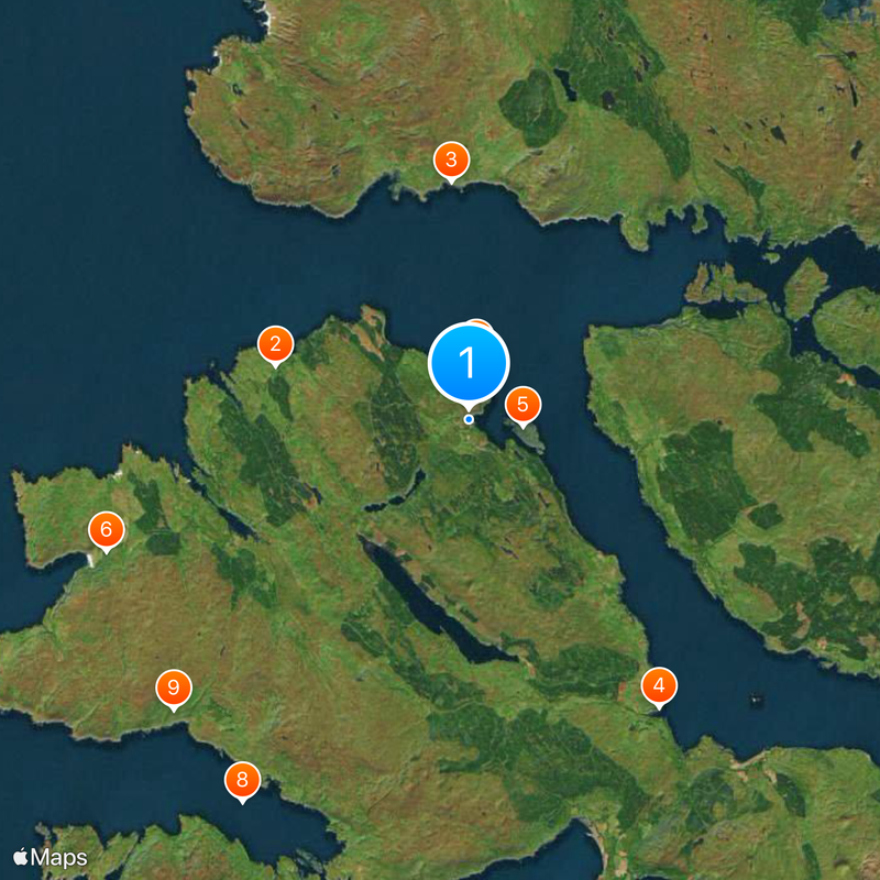 Tobermory Map