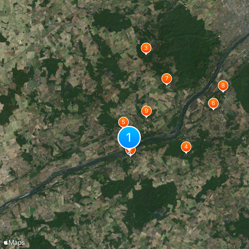 Castle of Chaumont-sur-Loire Map