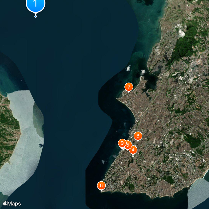Bay of All Saints Map