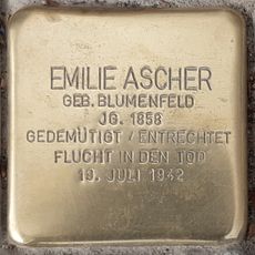Stolperstein für Emilie Ascher