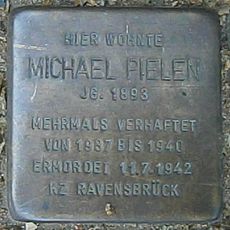 Stolperstein dedicated to Michael Pielen