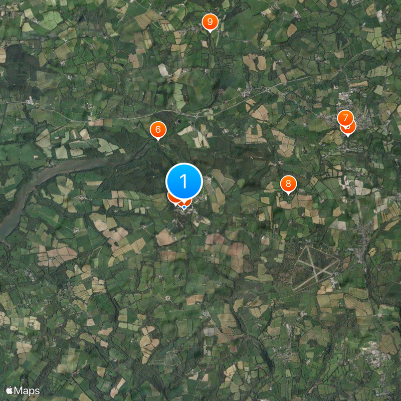 Oakwood Theme Park Map