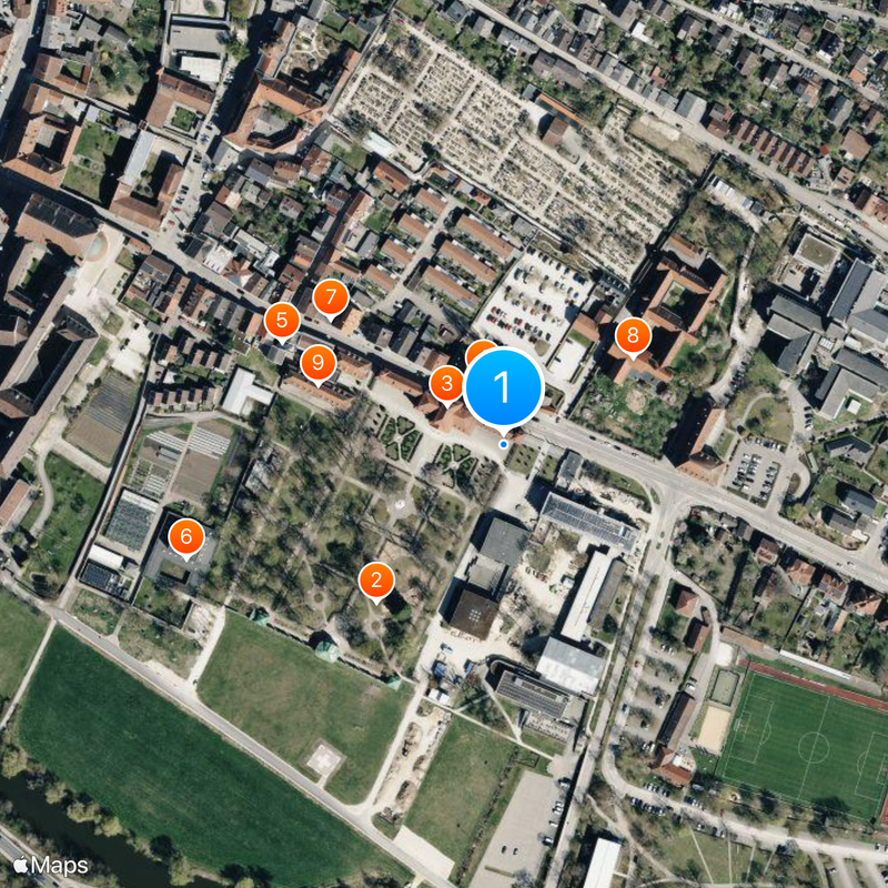 Catholic University of Eichstätt-Ingolstadt Map