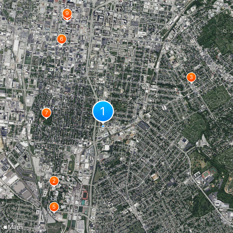 Louisville metropolitan area Map