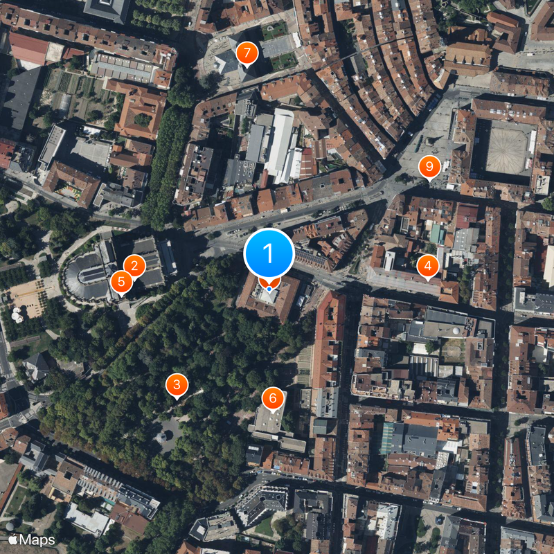 Parlement basque Carte