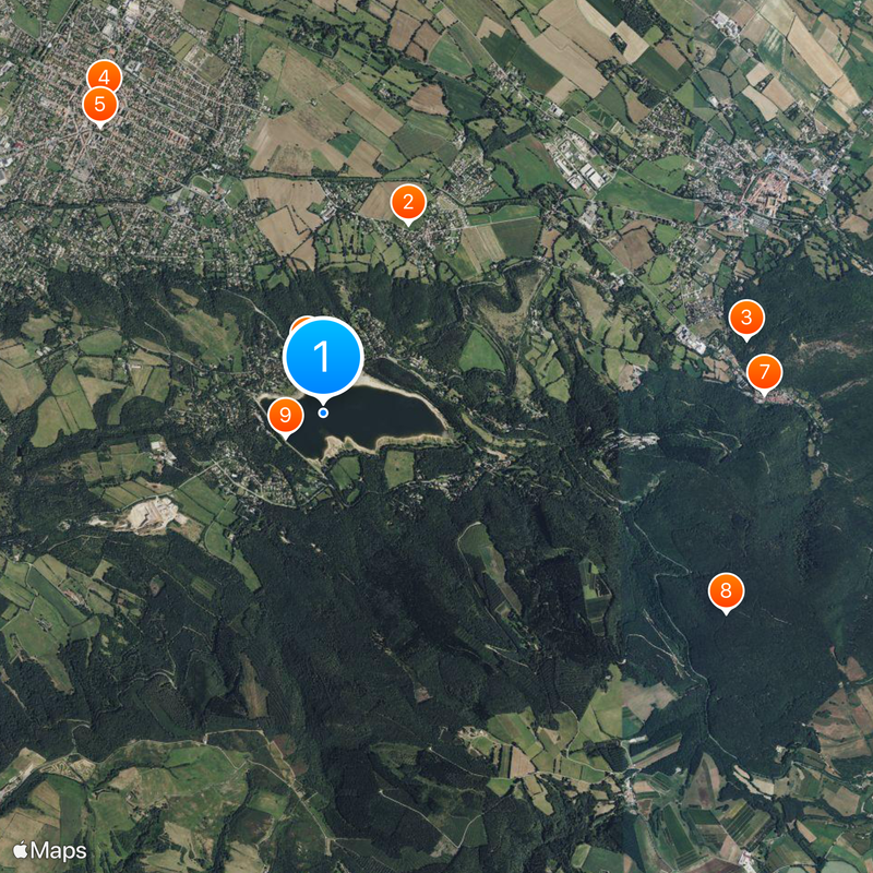 Bassin de Saint-Ferréol Map