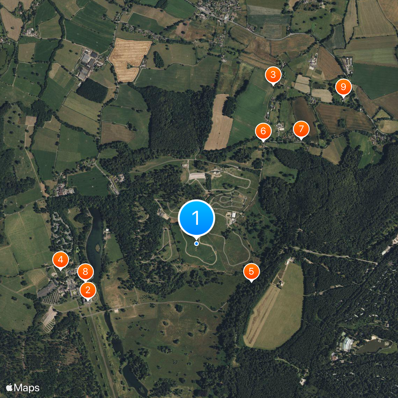 Longleat Safari and Adventure Park Kaart