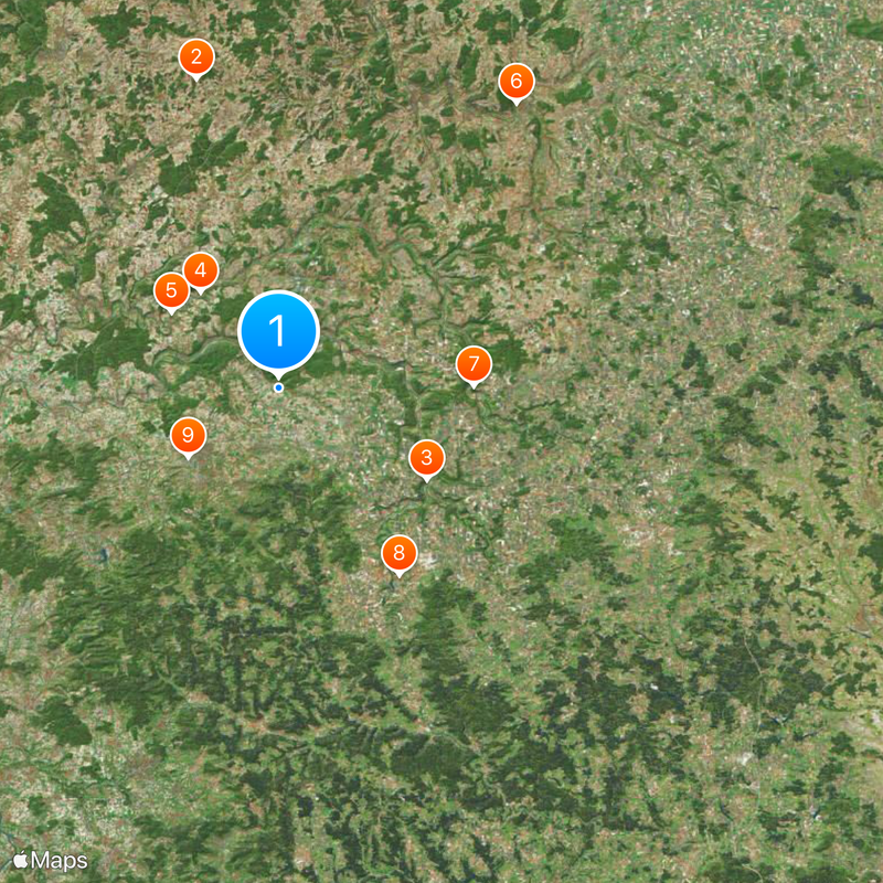 Hohenlohe Map