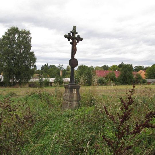 Kříž u Nové Včelnice pod vrchem Vršky