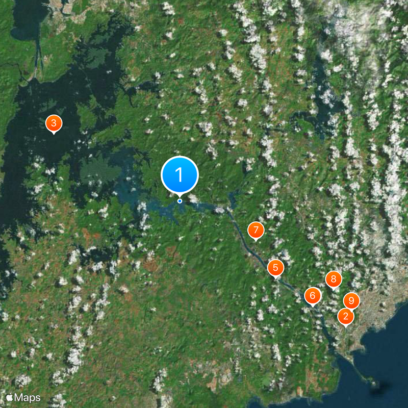 Canal de Panama Carte