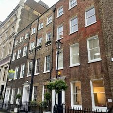 Numbers 7, 8 And 9 And Attached Railings And Lamp Holder